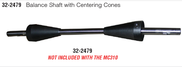 Wheel Balance Shaft with Centering Cones (수동 휠발란스 샤프트)