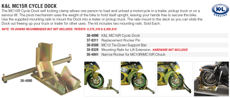 K&L MC15R CYCLE DOCK 싸이클 독